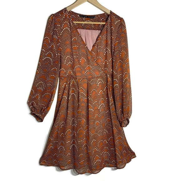 Zara Dresses & Skirts - Zara wrap puff sleeve mini dress